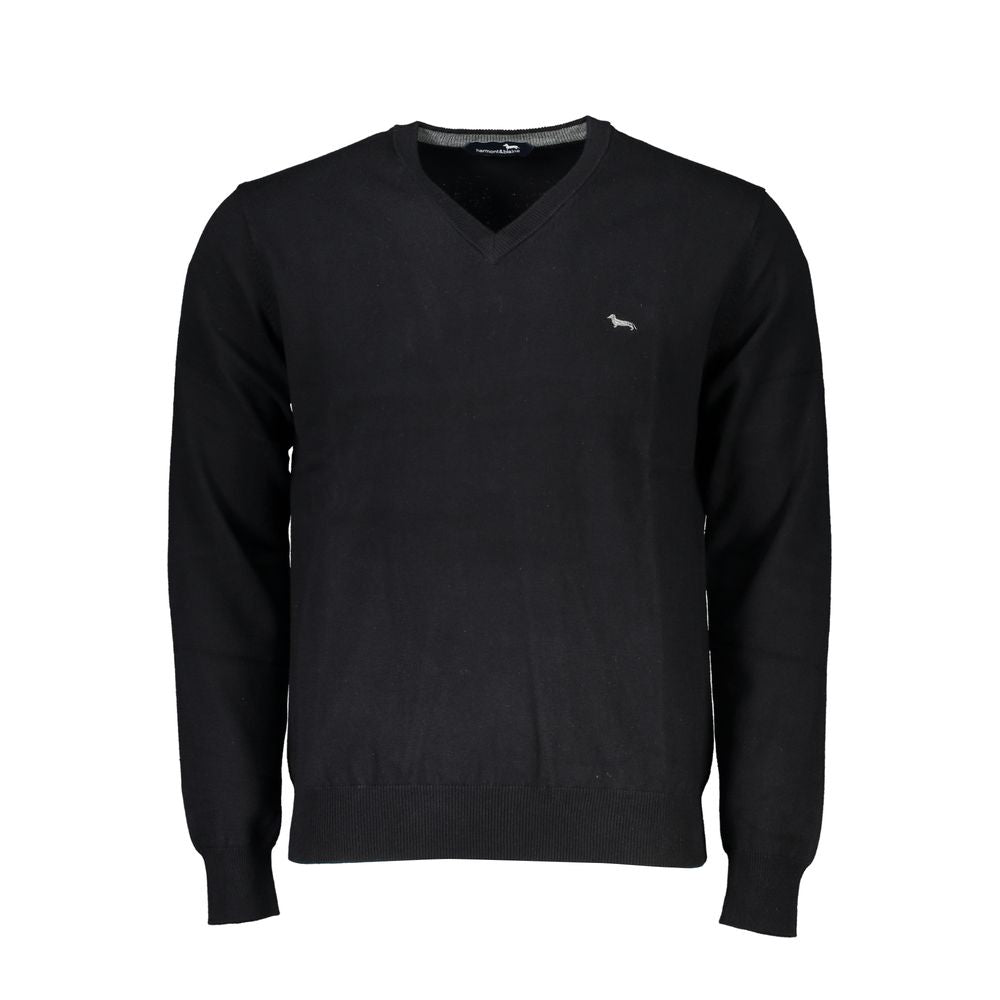 Harmont & Blaine Black Cotton Men Men's Sweater