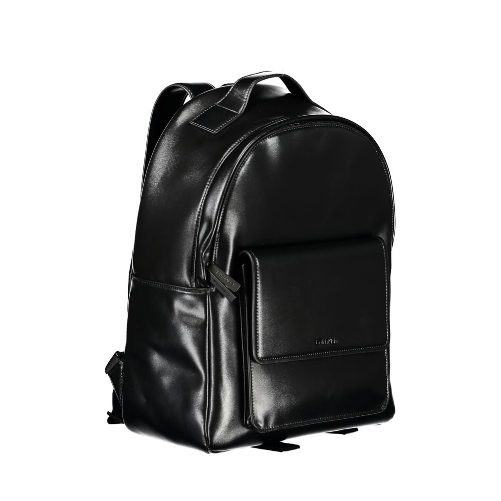 Calvin Klein Elegant Black Urban Backpack with Laptop Men's Compartment