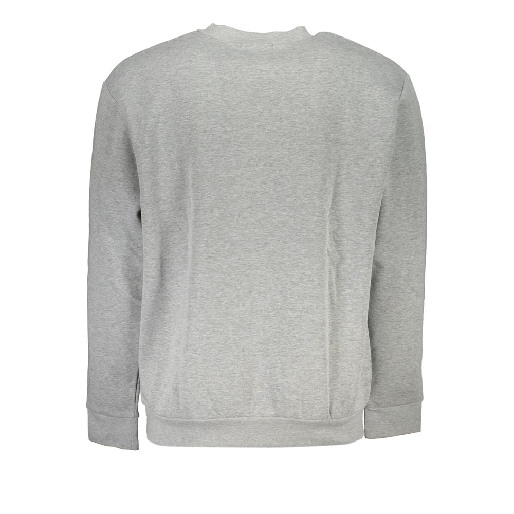 Cavalli Class Gray Cotton Men Men's Sweater