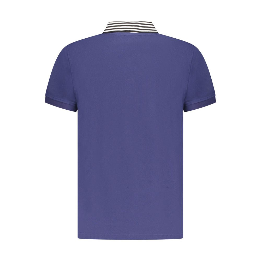 Cavalli Class Blu Cotton Men Men's Polo