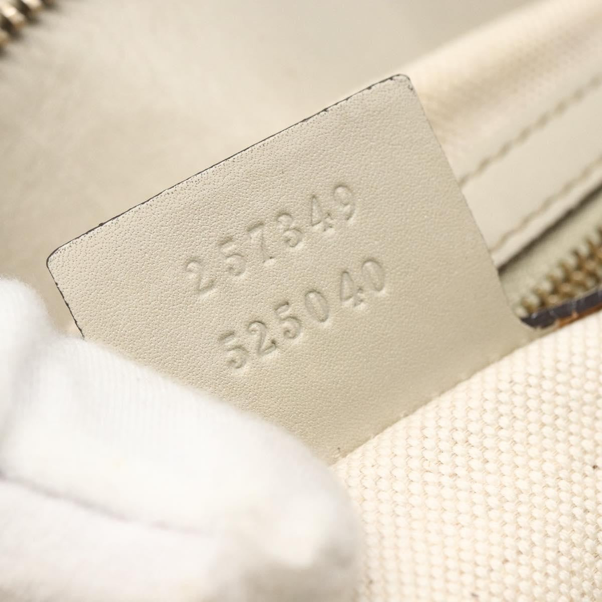 Gucci Mayfair Convertible Gg Canvas Beige Canvas Tote Bag Bag (Pre-Owned)