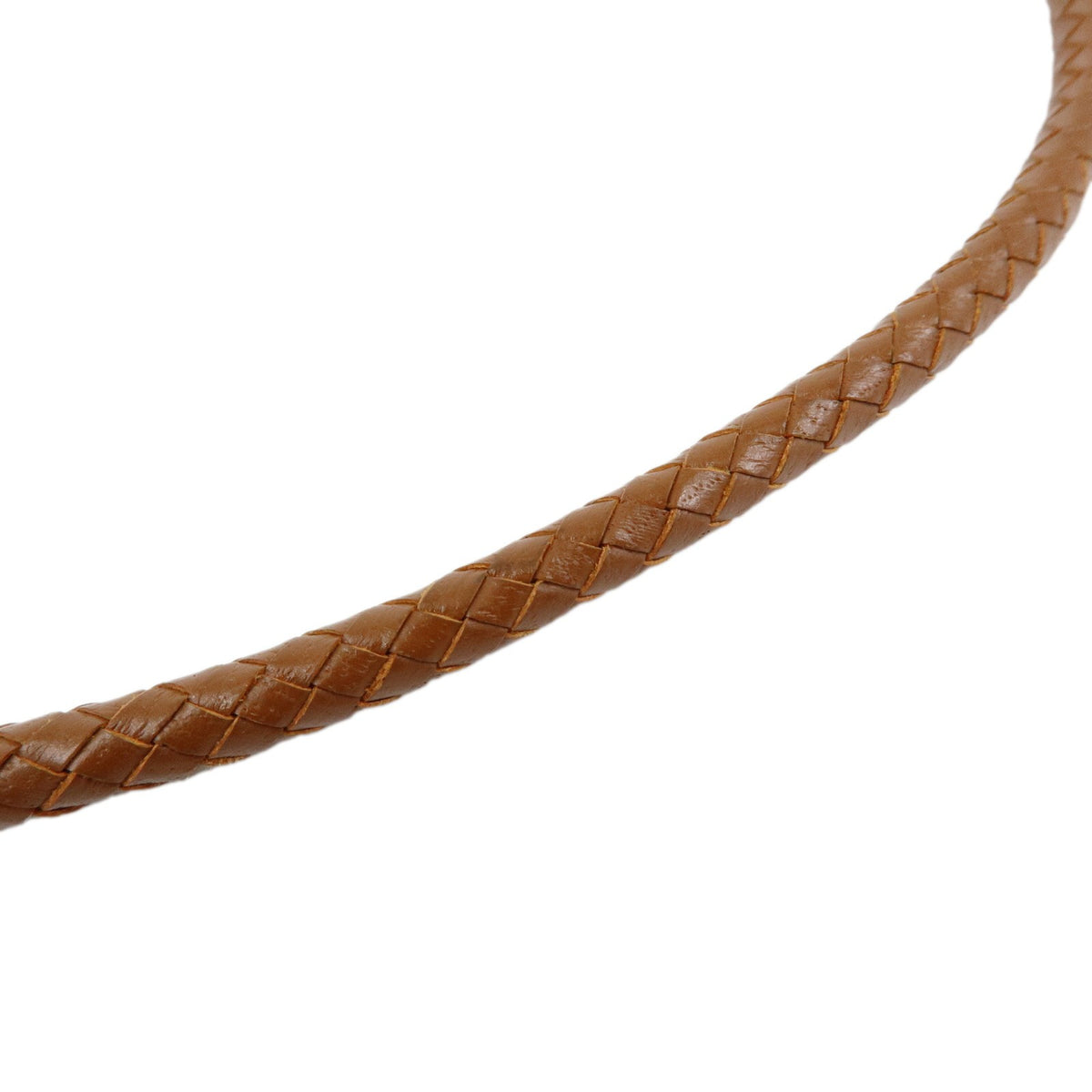 Hermes Jumbo Hook Double Tour Leather And Metal Brown Leather Bracelet Jewelry (Pre-Owned)