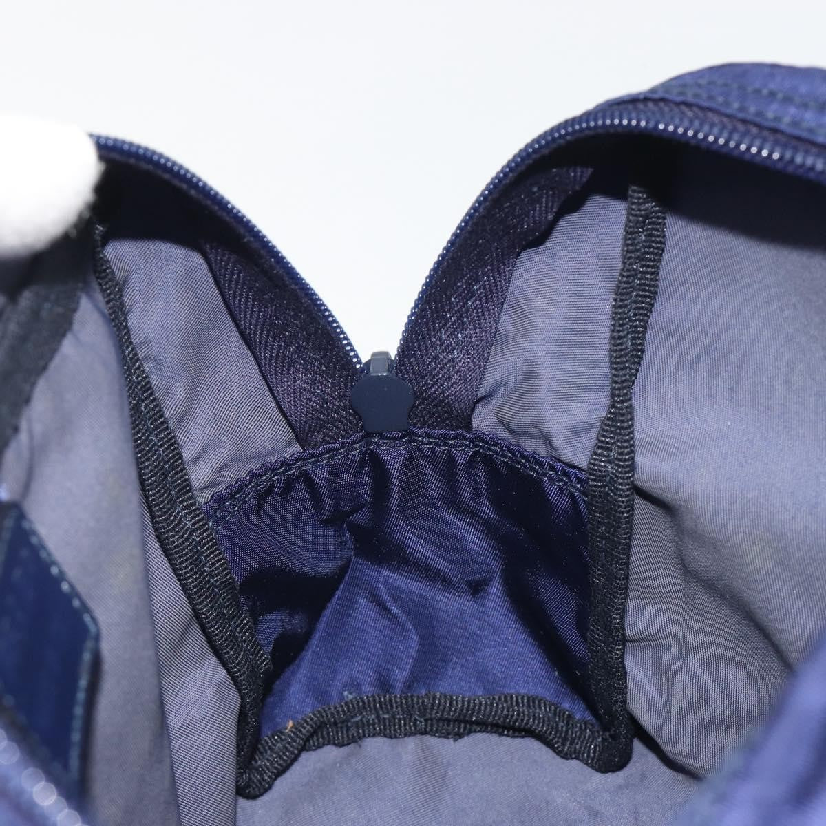 Prada Pouch Nylon Navy Nylon Clutche & Pouche Bag (Pre-Owned)