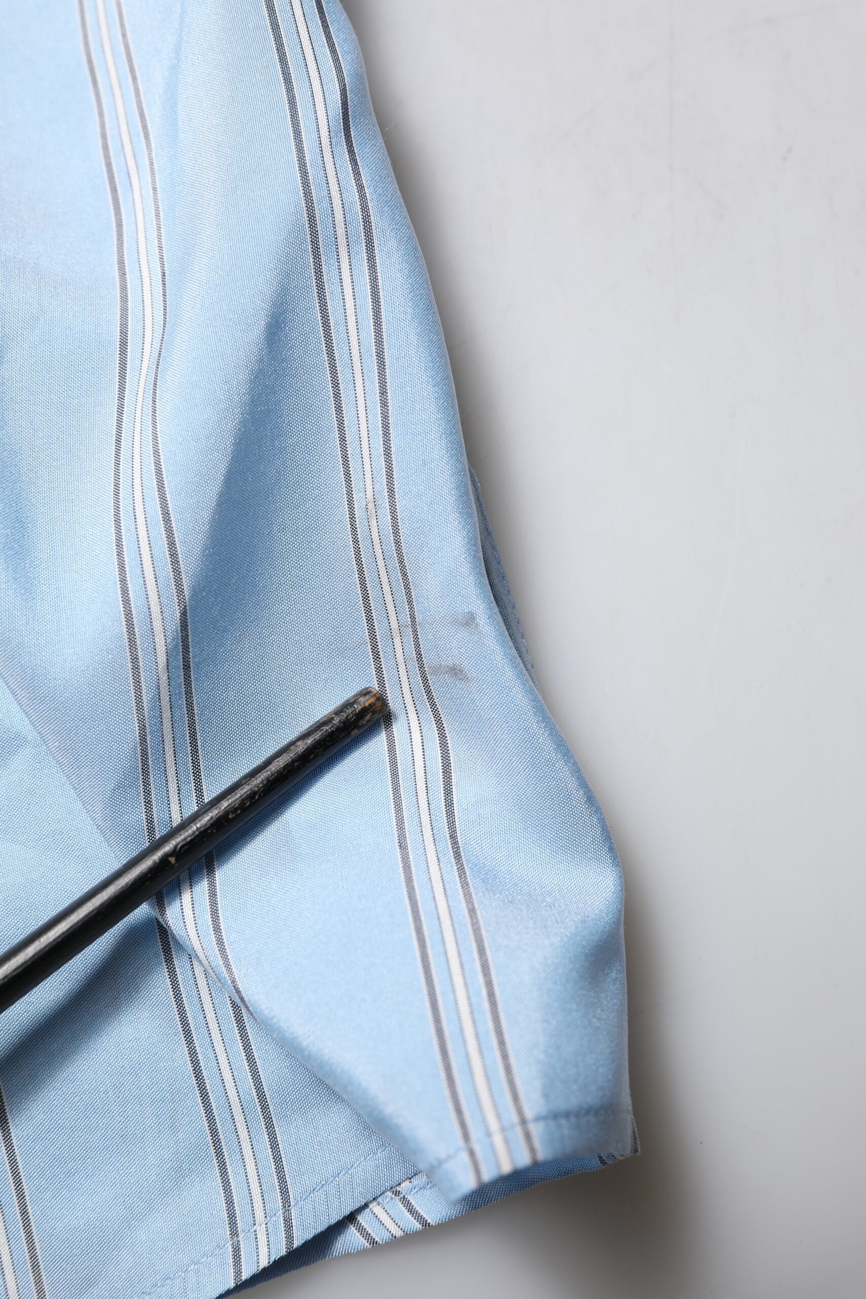 Dolce & Gabbana Blue Striped MARTINI Long Sleeves Dress Men's Shirt (Pre-Owned)