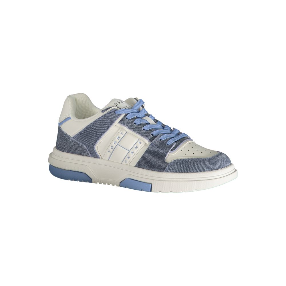 Tommy Hilfiger Light Blue Leather Women Women's Sneaker