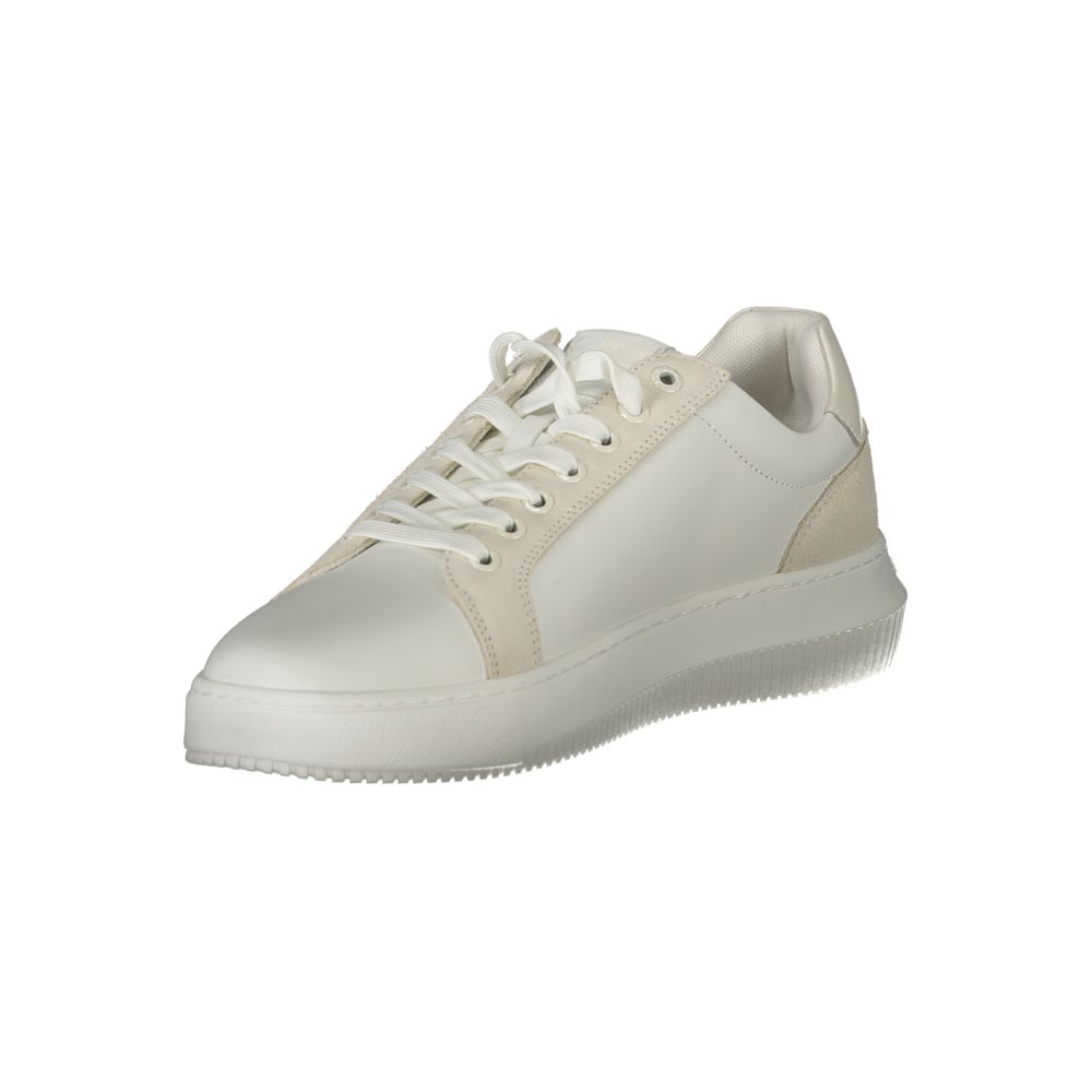 Calvin Klein White Polyurethane Men Men's Sneaker