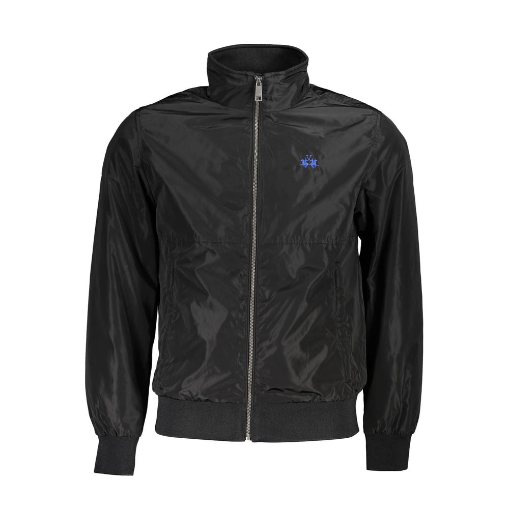 La Martina Nero Polyester Men Men's Jacket