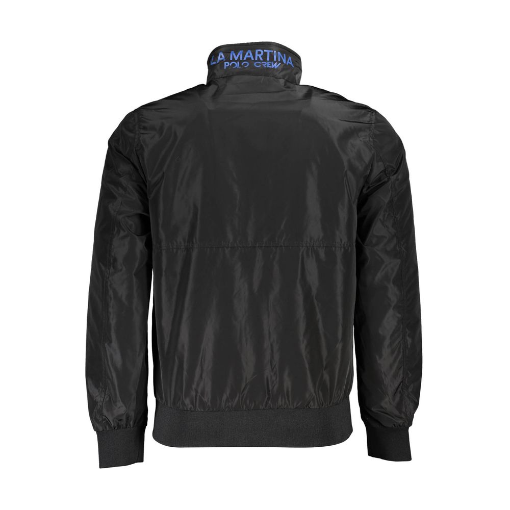 La Martina Nero Polyester Men Men's Jacket