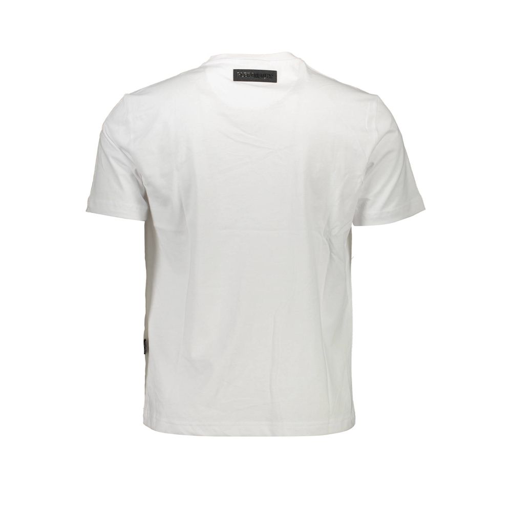 Plein Sport White Cotton Men Men's T-Shirt