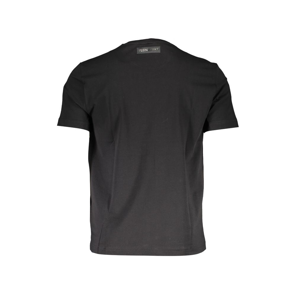 Plein Sport Black Cotton Men Men's TShirt
