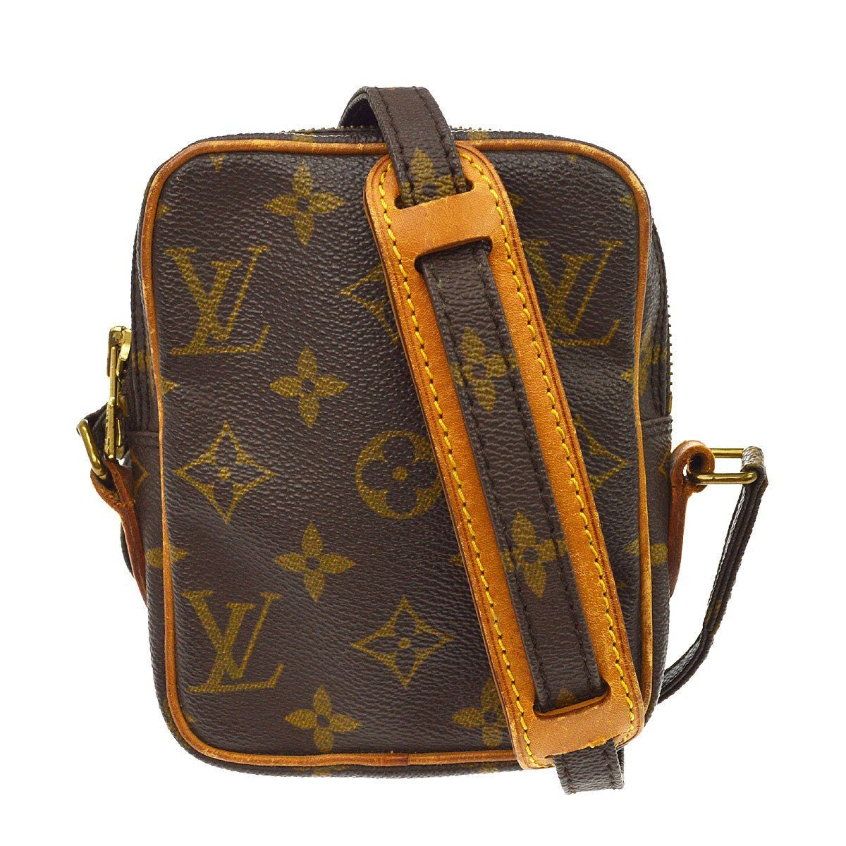 Louis Vuitton Danube Monogram Canvas Brown Canvas Handbag (Pre-Owned)
