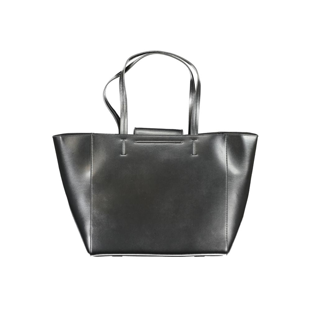 Calvin Klein Black Recycled Polyester Women Women's Handbag