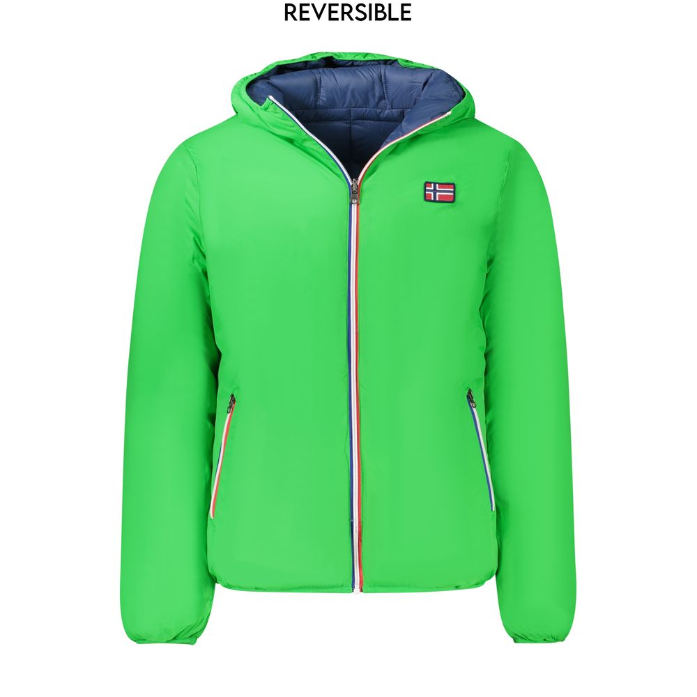 Norway 1963 Verde Poliammide Men's Reversible Men's Jacket