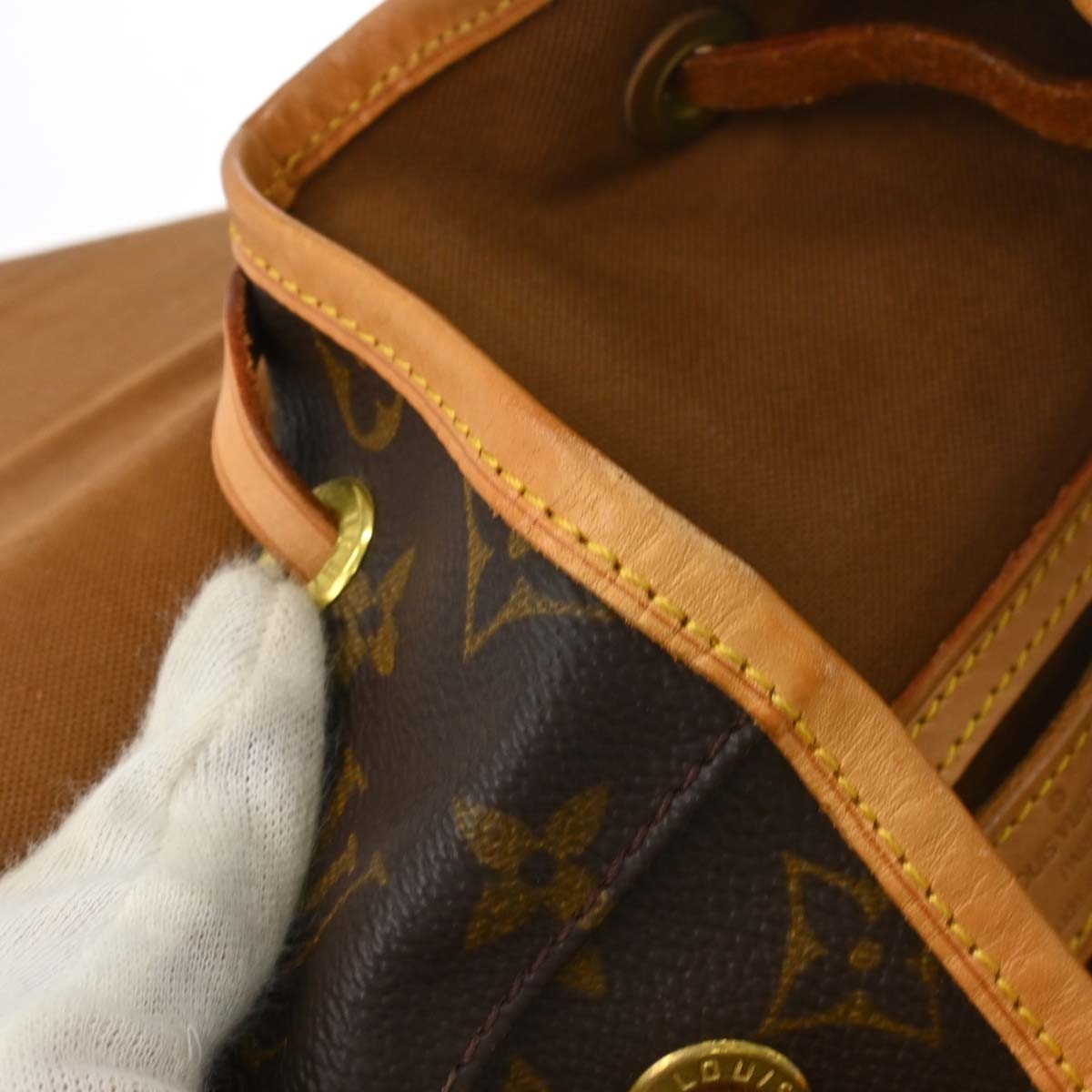 Louis Vuitton Vintage Montsouris Monogram Canvas Brown Canvas Backpack Bag (Pre-Owned)