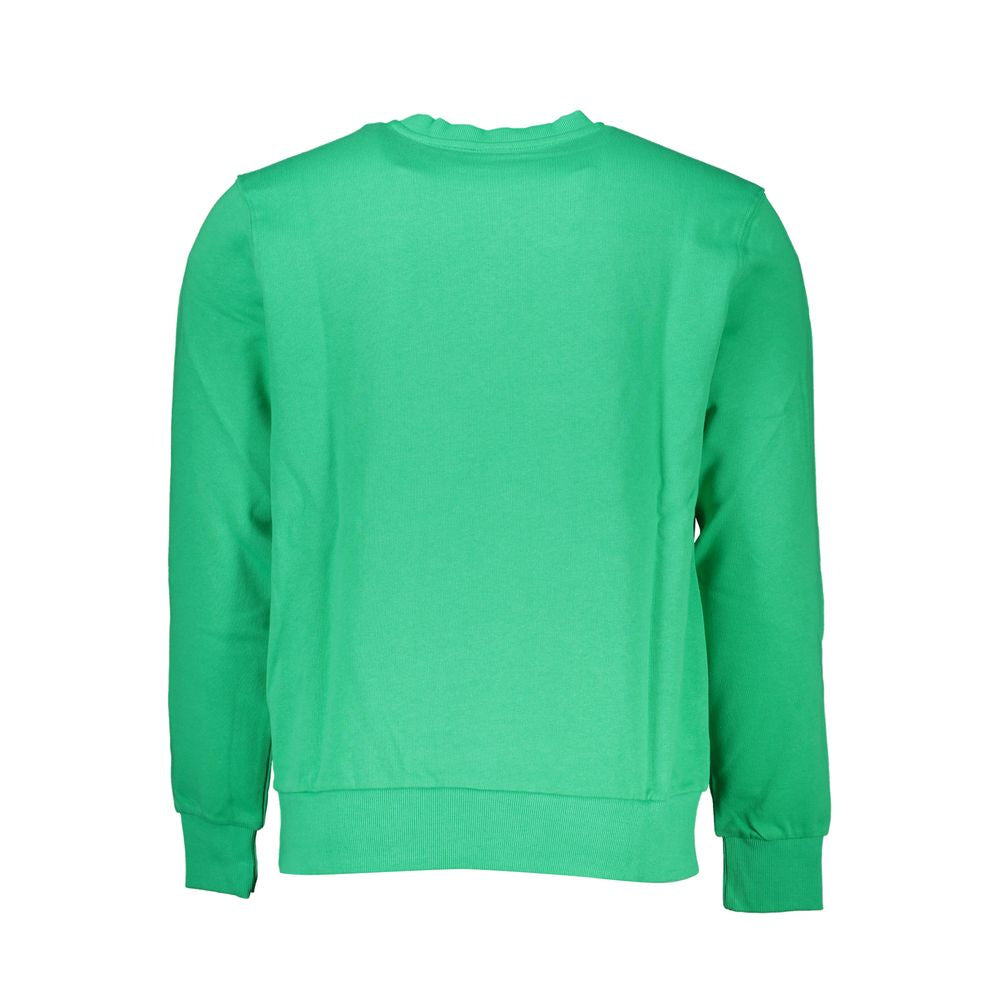 North Sails Green Cotton Men Men's Sweater