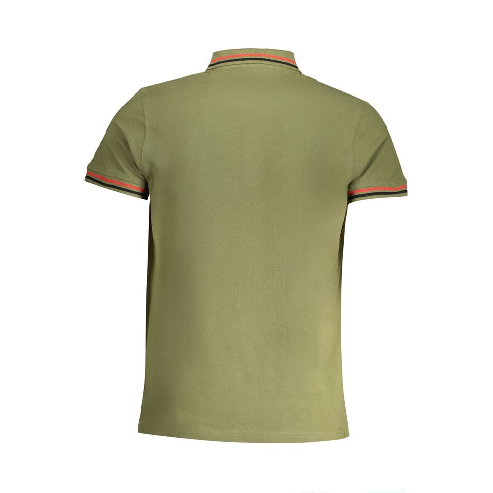 Cavalli Class Verde Cotton Men Polo Men's Shirt