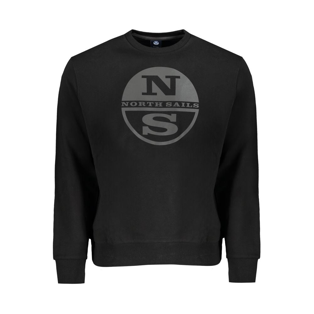 North Sails Black Cotton Men's Men's Sweatshirt