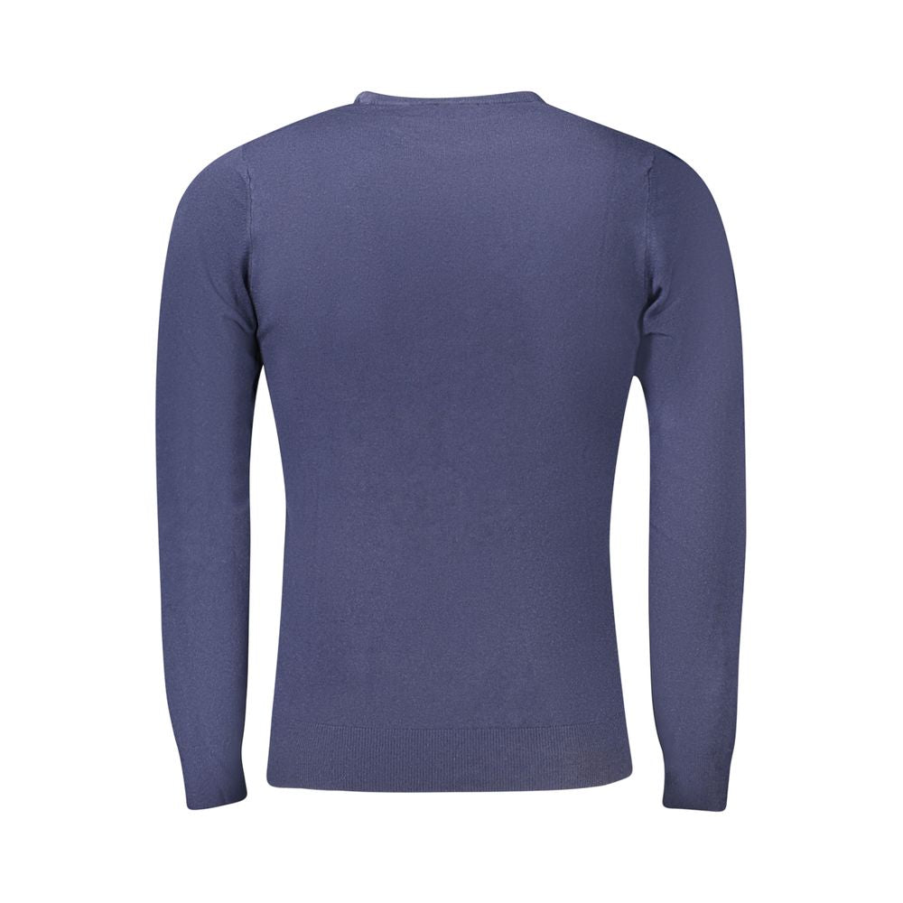 Cavalli Class Blu Viscosa Men Men's Sweater
