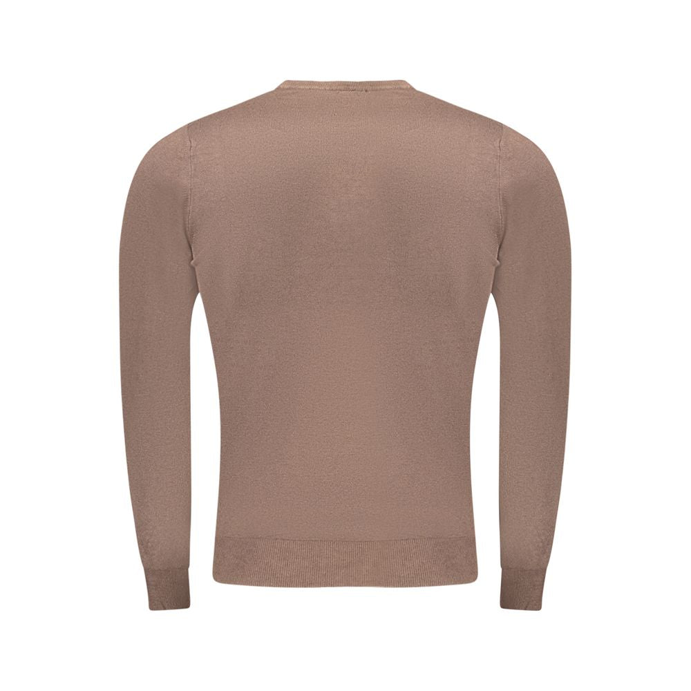 Cavalli Class Marrone Viscose Men's Men's Sweater