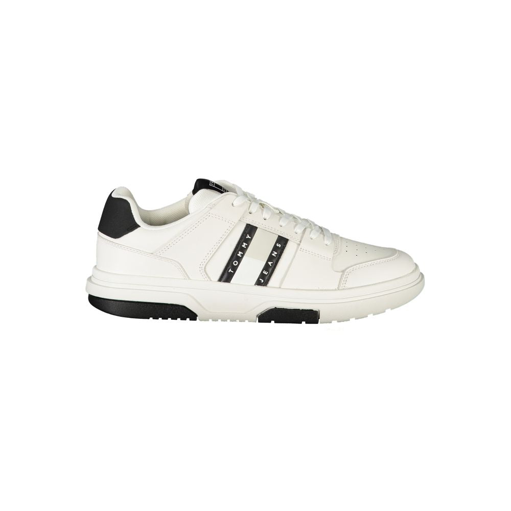 Tommy Hilfiger White Polyethylene Men Men's Sneaker