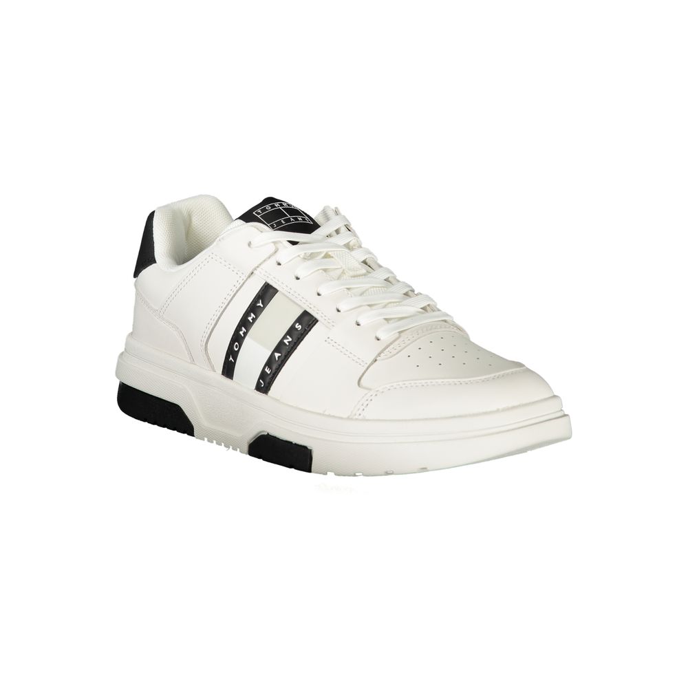 Tommy Hilfiger White Polyethylene Men Men's Sneaker