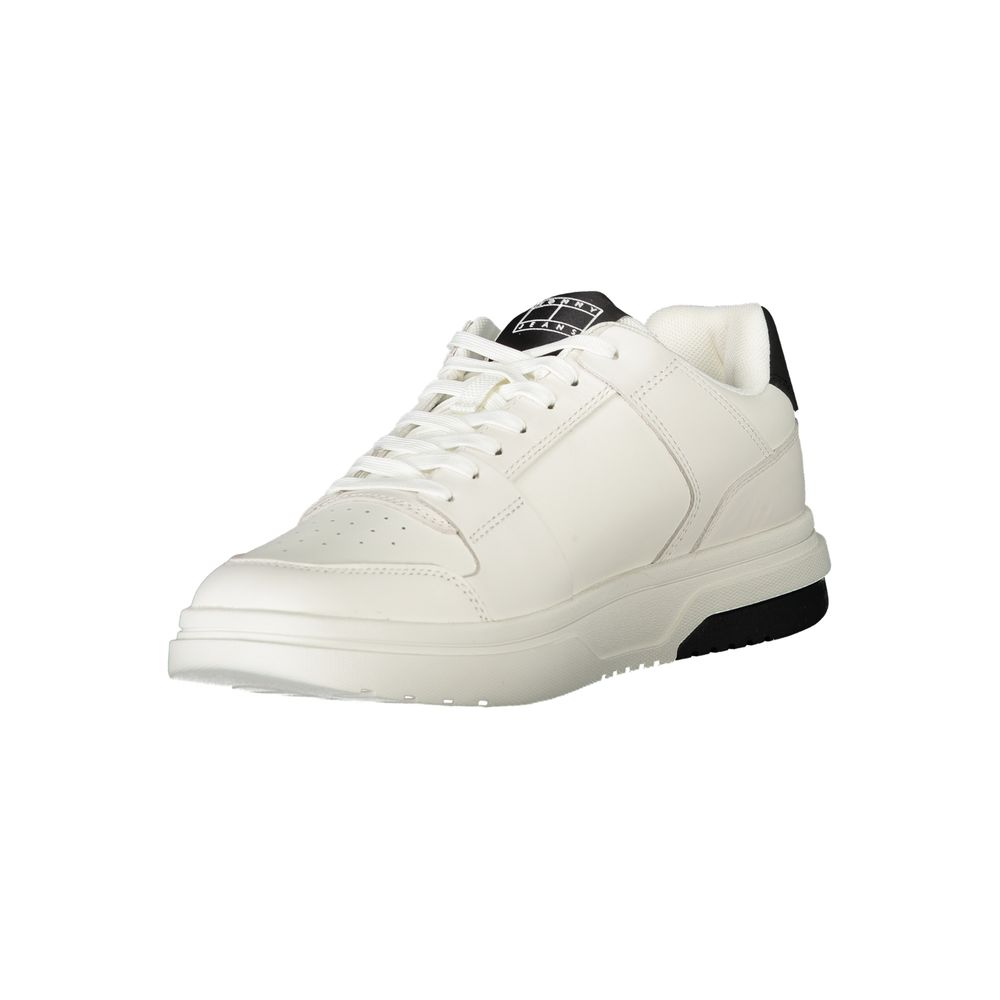 Tommy Hilfiger White Polyethylene Men Men's Sneaker