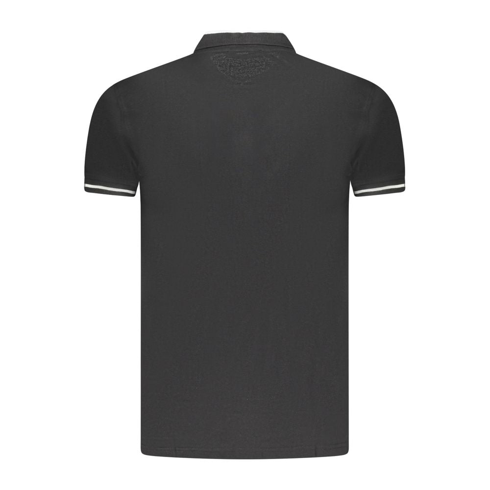 Cavalli Class Black Cotton Men Men's Polo