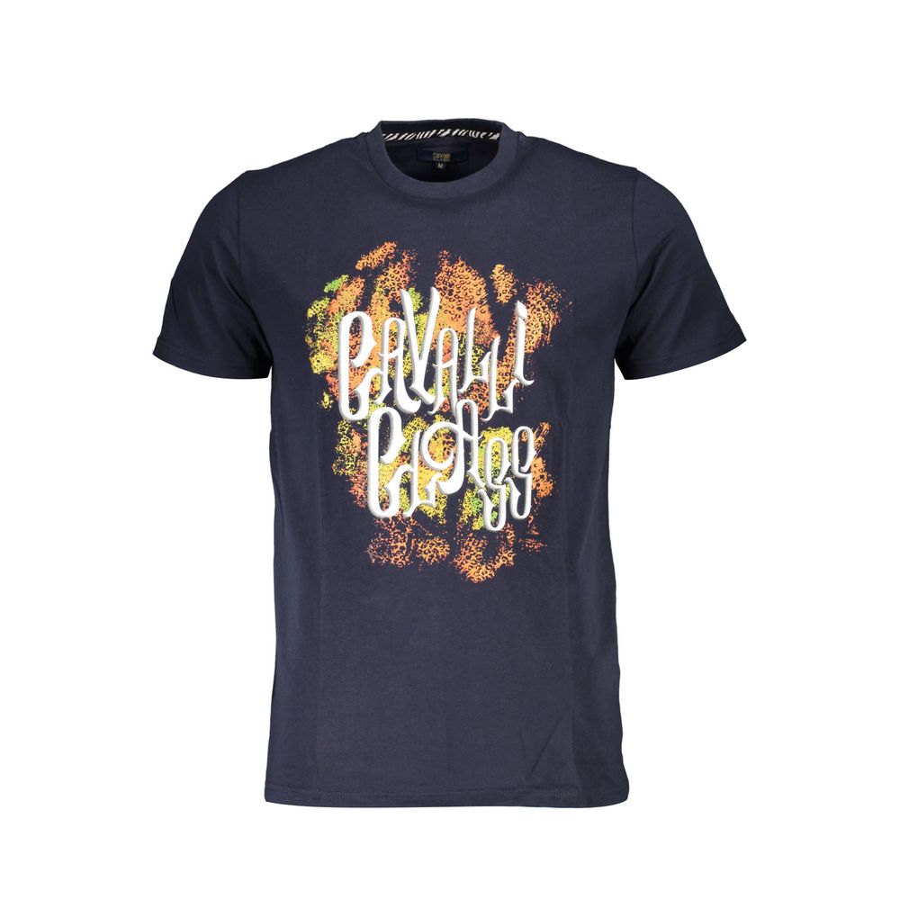 Cavalli Class Blue Cotton Men's Men's T-Shirt