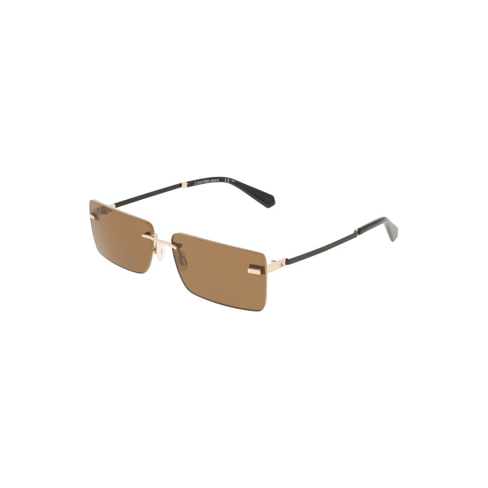Calvin Klein Beige Metal Women Women's Sunglasses