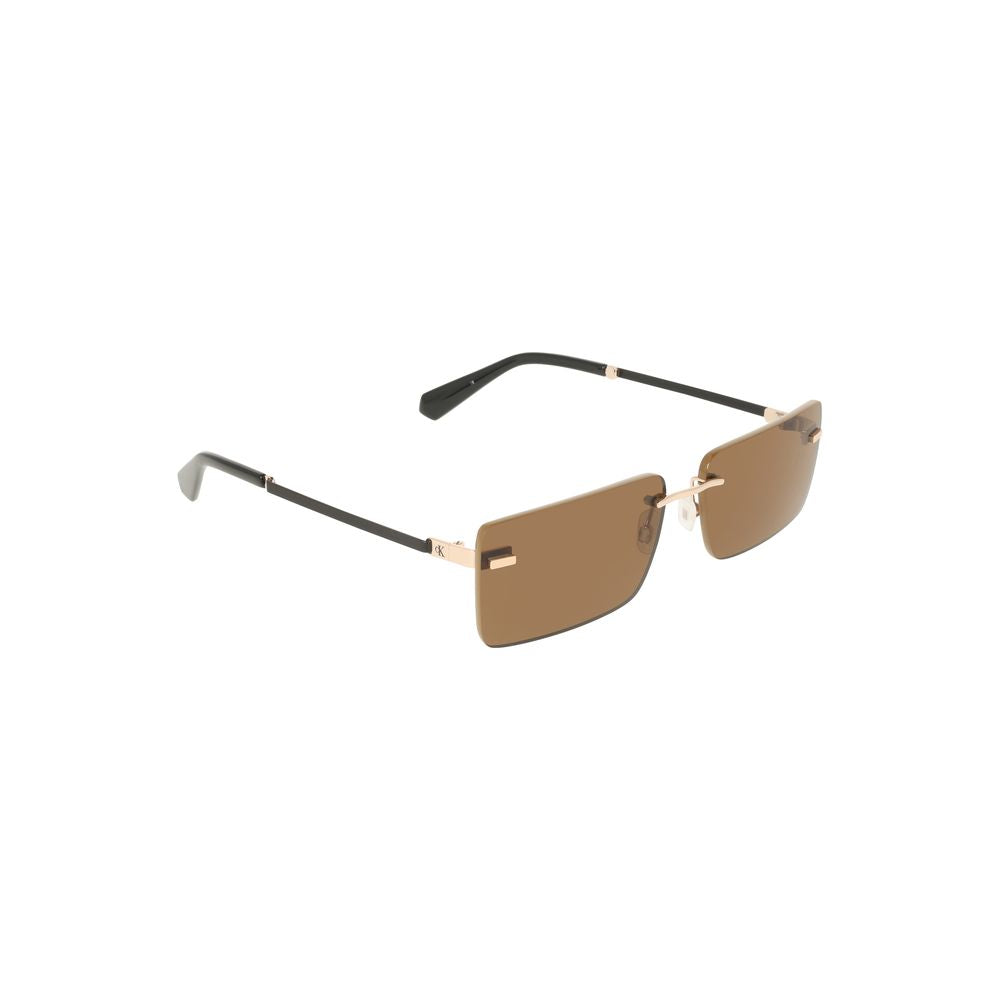 Calvin Klein Beige Metal Women Women's Sunglasses