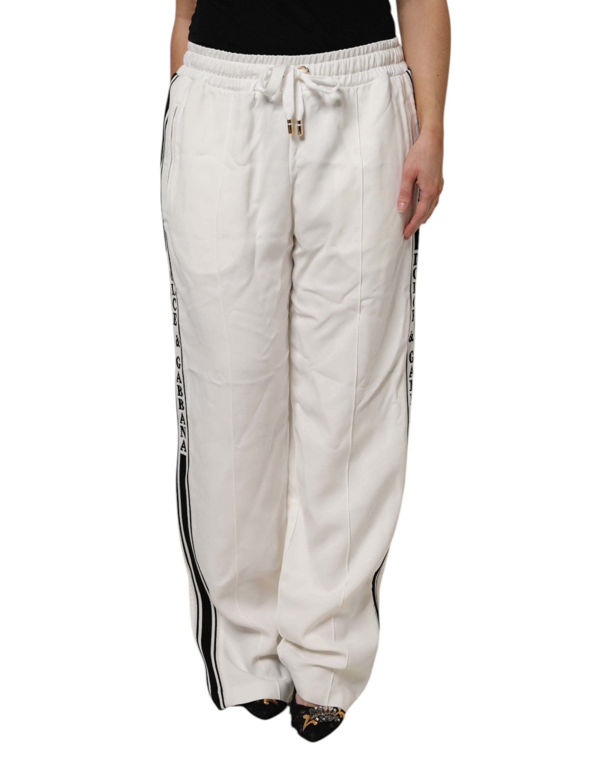 Dolce & Gabbana White Jogger SweatWomen's Women's Pants