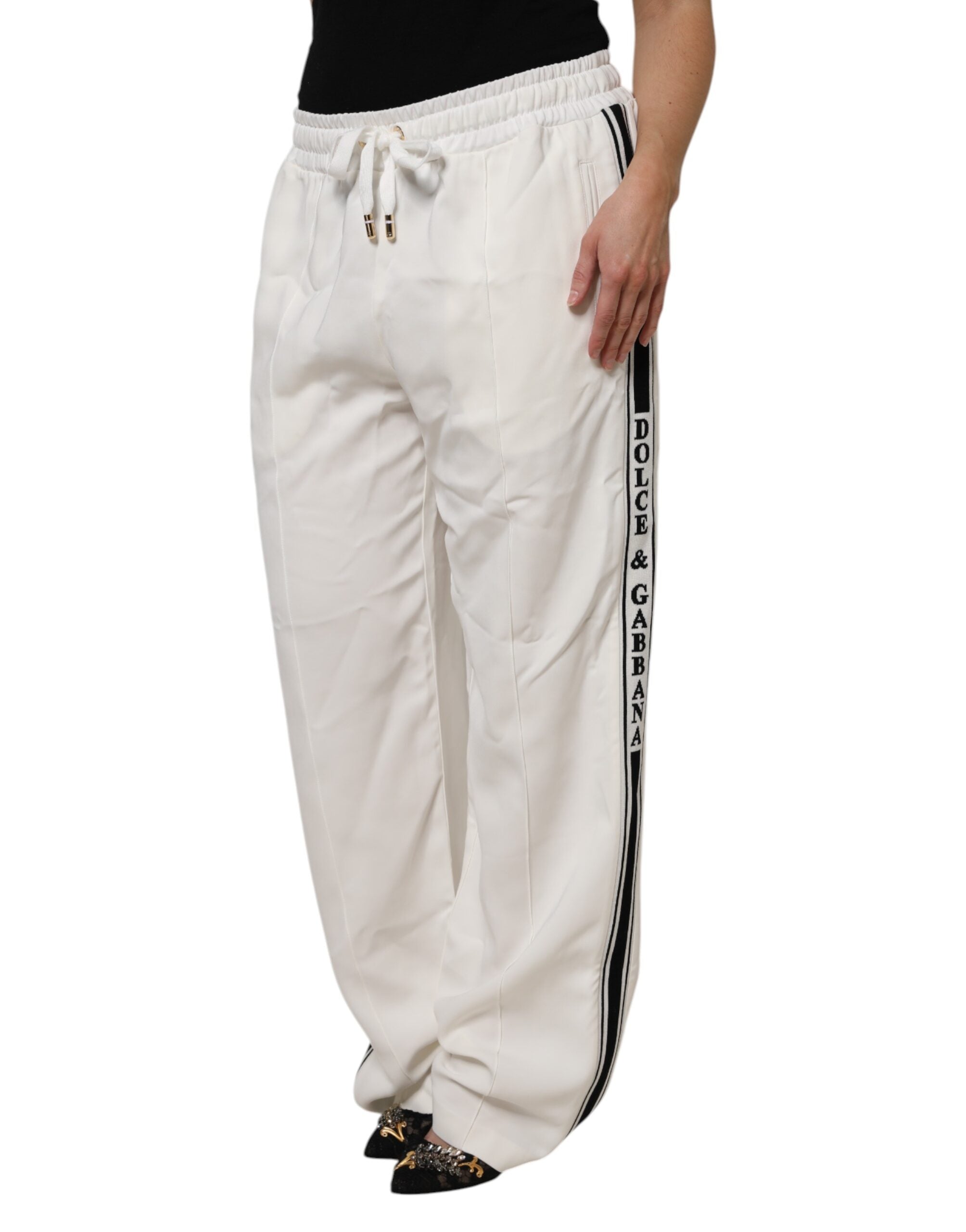 Dolce & Gabbana White Jogger SweatWomen's Women's Pants