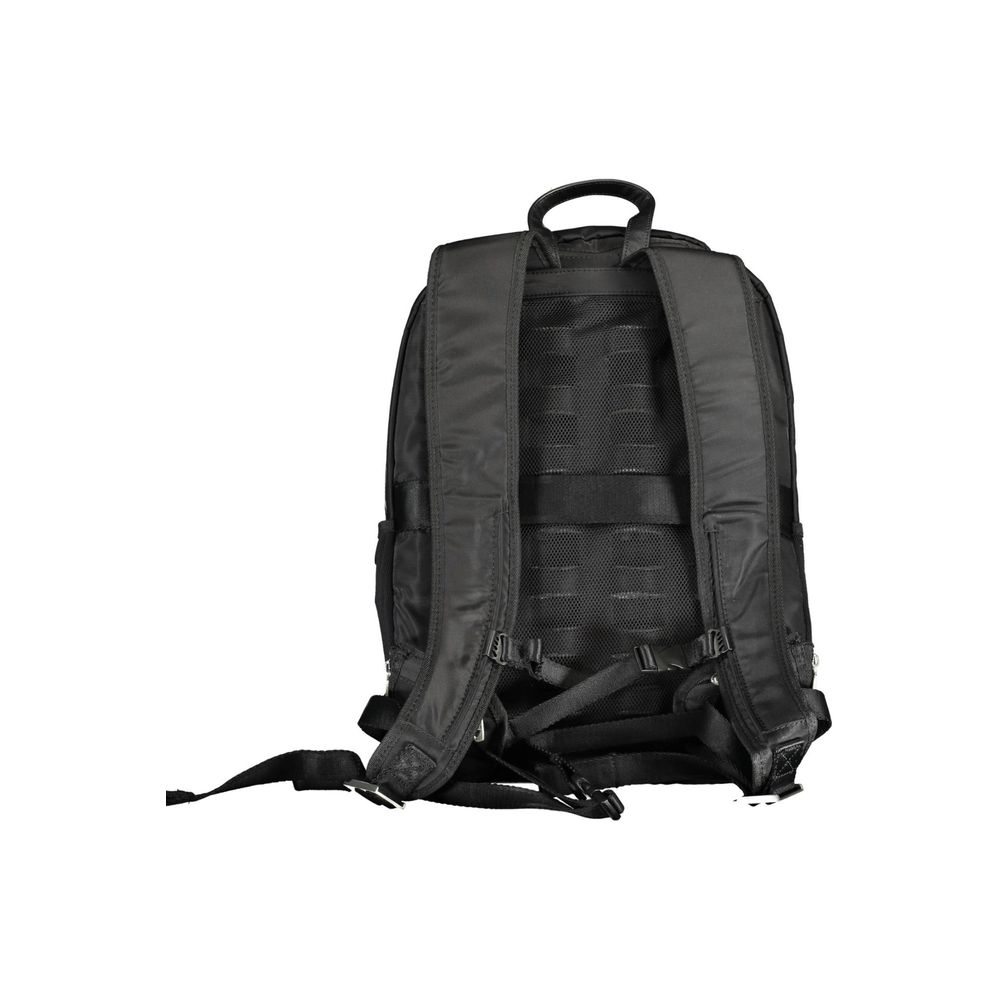 Guess Jeans Black Polyamide Men Men's Backpack