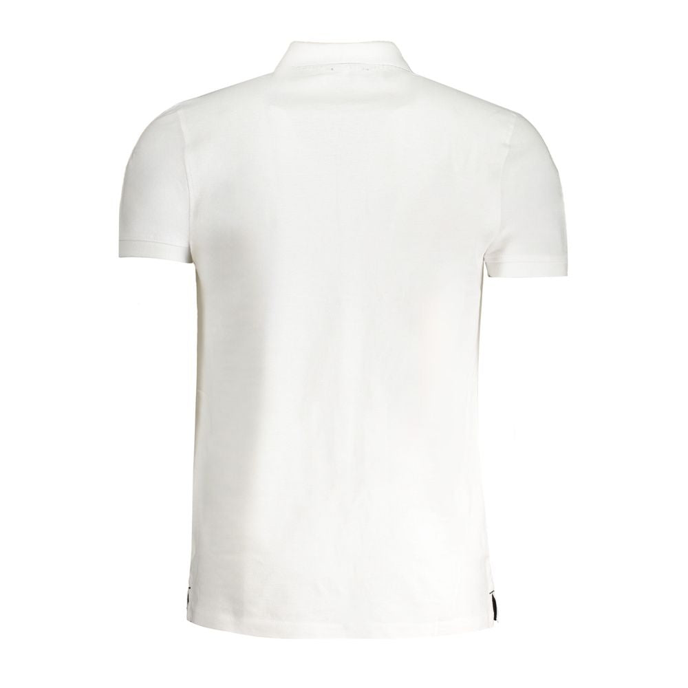 Cavalli Class \"Bianco Cotton Men's Polo Men's Shirt\"