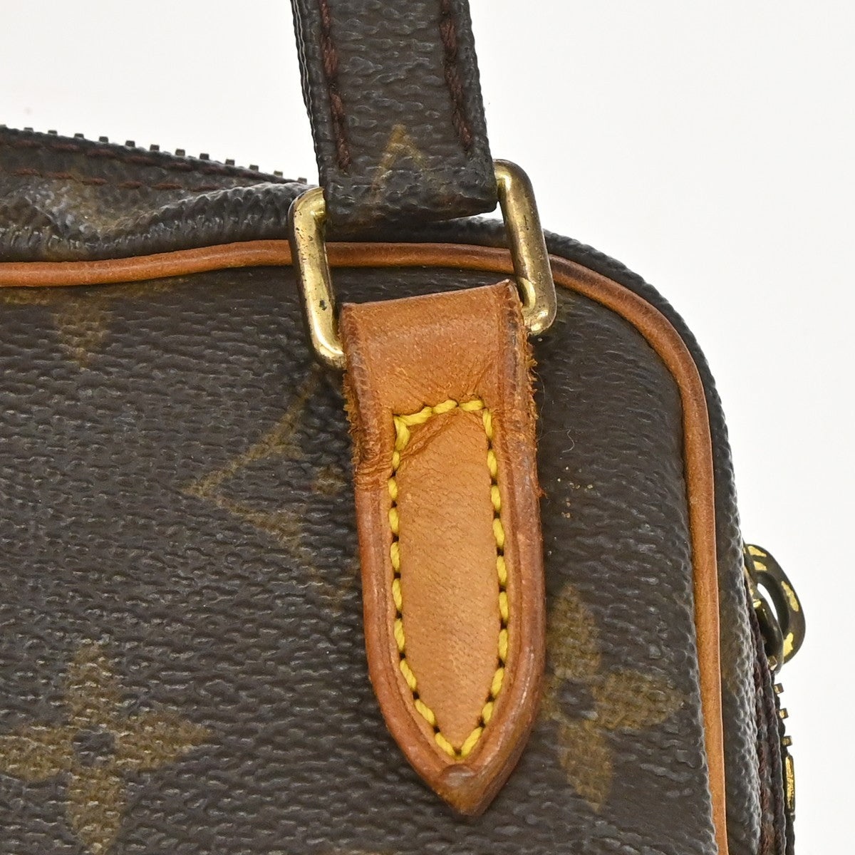 Louis Vuitton Pochette Marly Bandouliere Monogram Canvas Brown Canvas Shoulder Bag Bag (Pre-Owned)