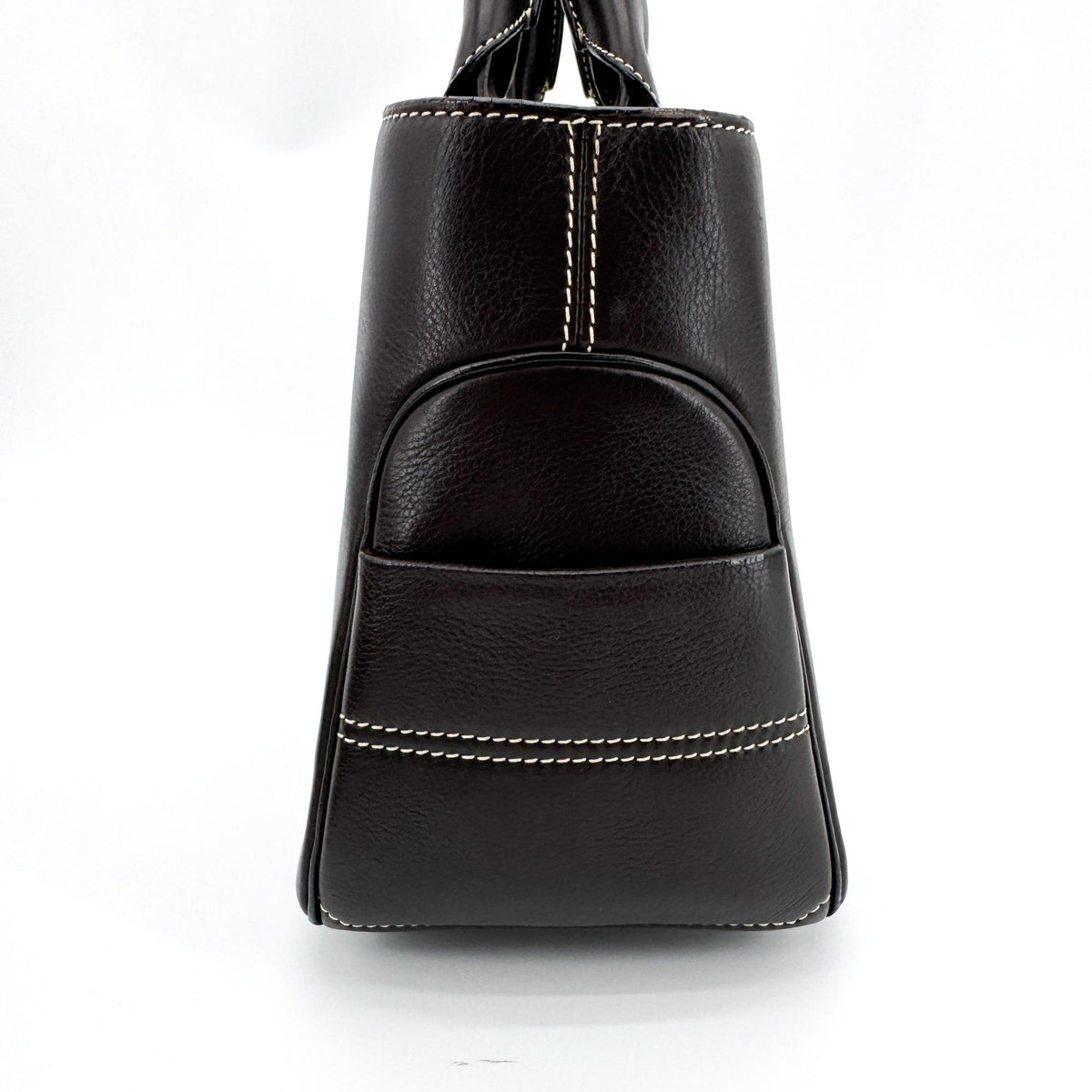 Celine Boogie Calfskin Black Leather Handbag (Pre-Owned)