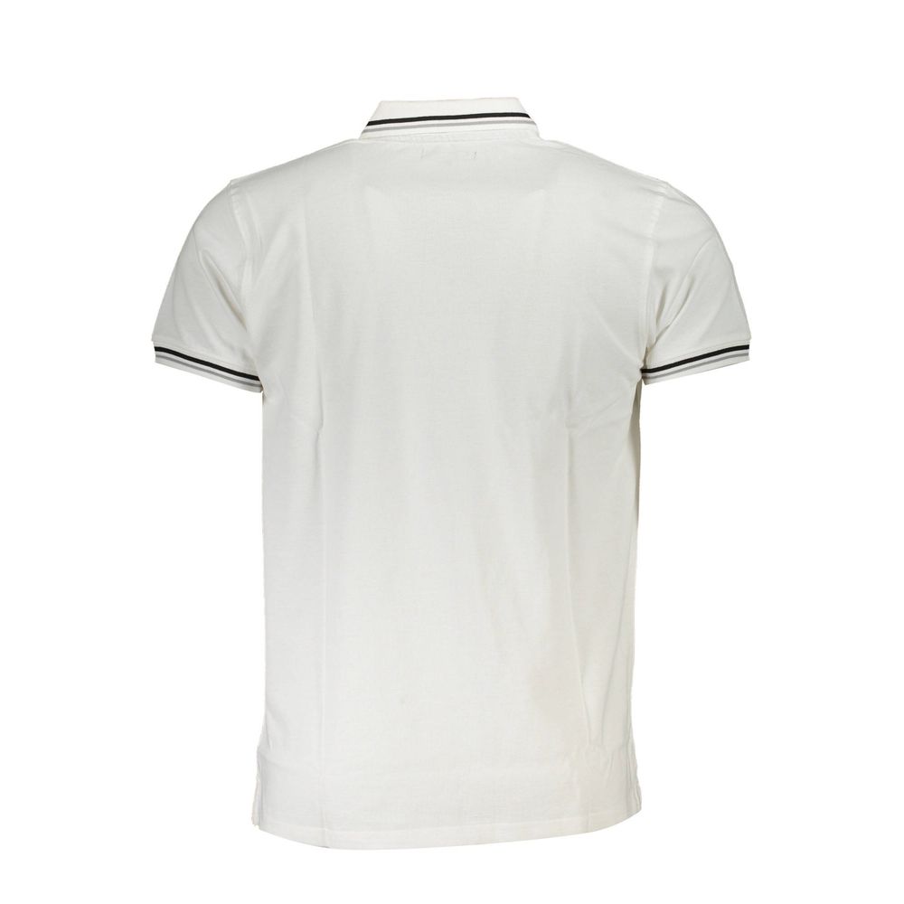 Cavalli Class White Cotton Men Polo Men's Shirt
