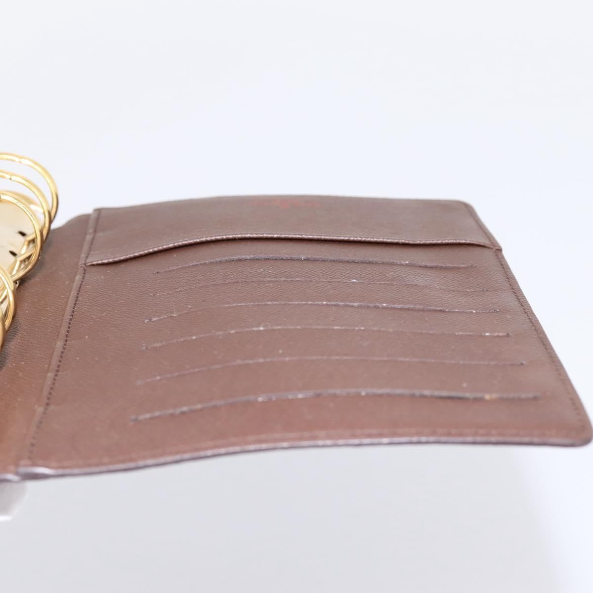 Louis Vuitton Agenda Cover Damier Canvas Brown Canvas Wallets Accessory (Pre-Owned)