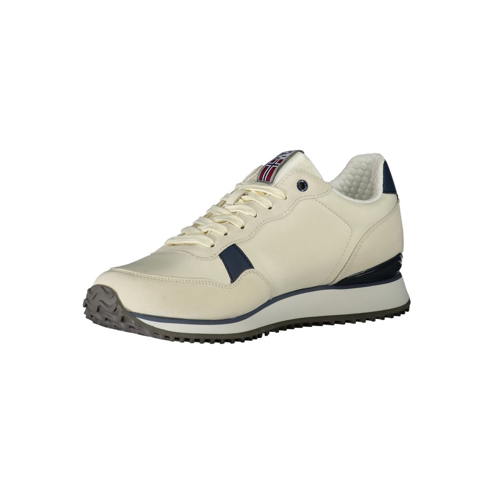 Napapijri White Polyurethane Men Men's Sneaker