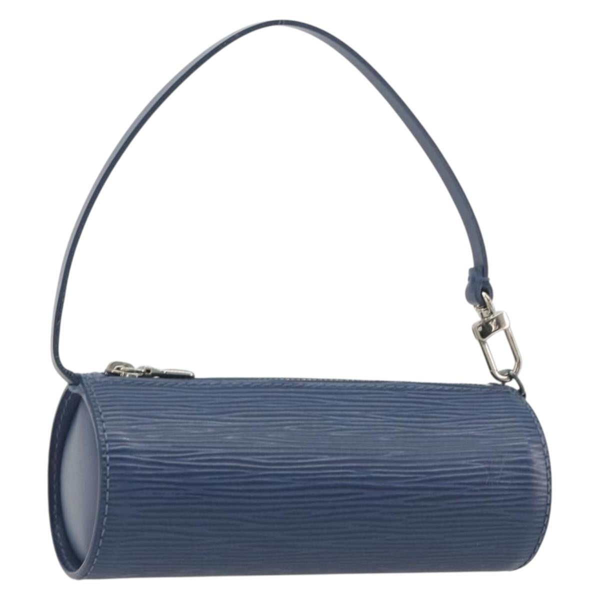 Louis Vuitton Soufflot Pochette Epi Leather Blue Leather Clutche & Pouche Bag (Pre-Owned)