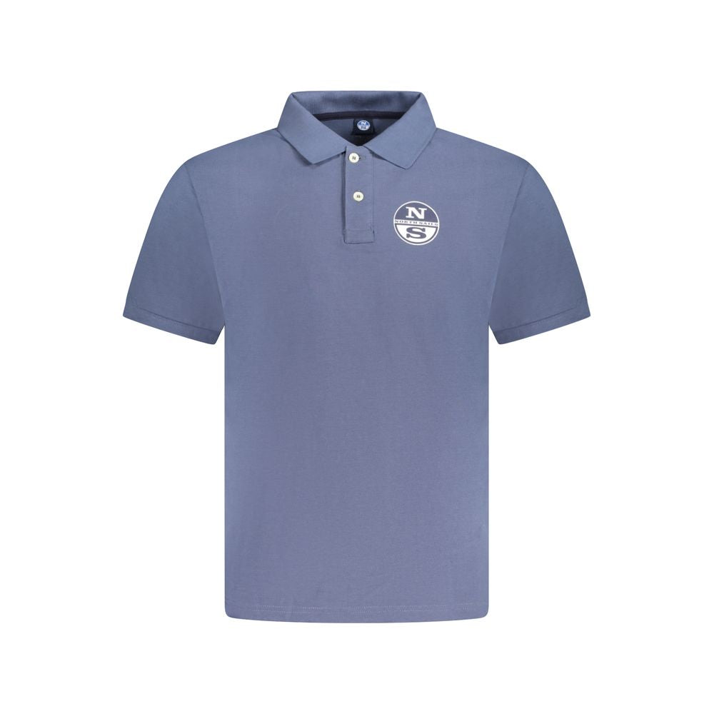 North Sails Blue Cotton Men Men's Polo