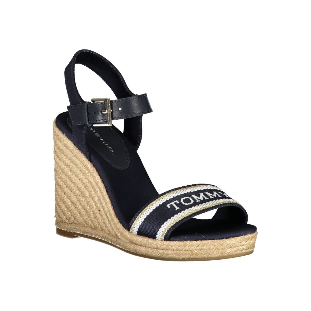 Tommy Hilfiger Blue Polyester Women's Sandal