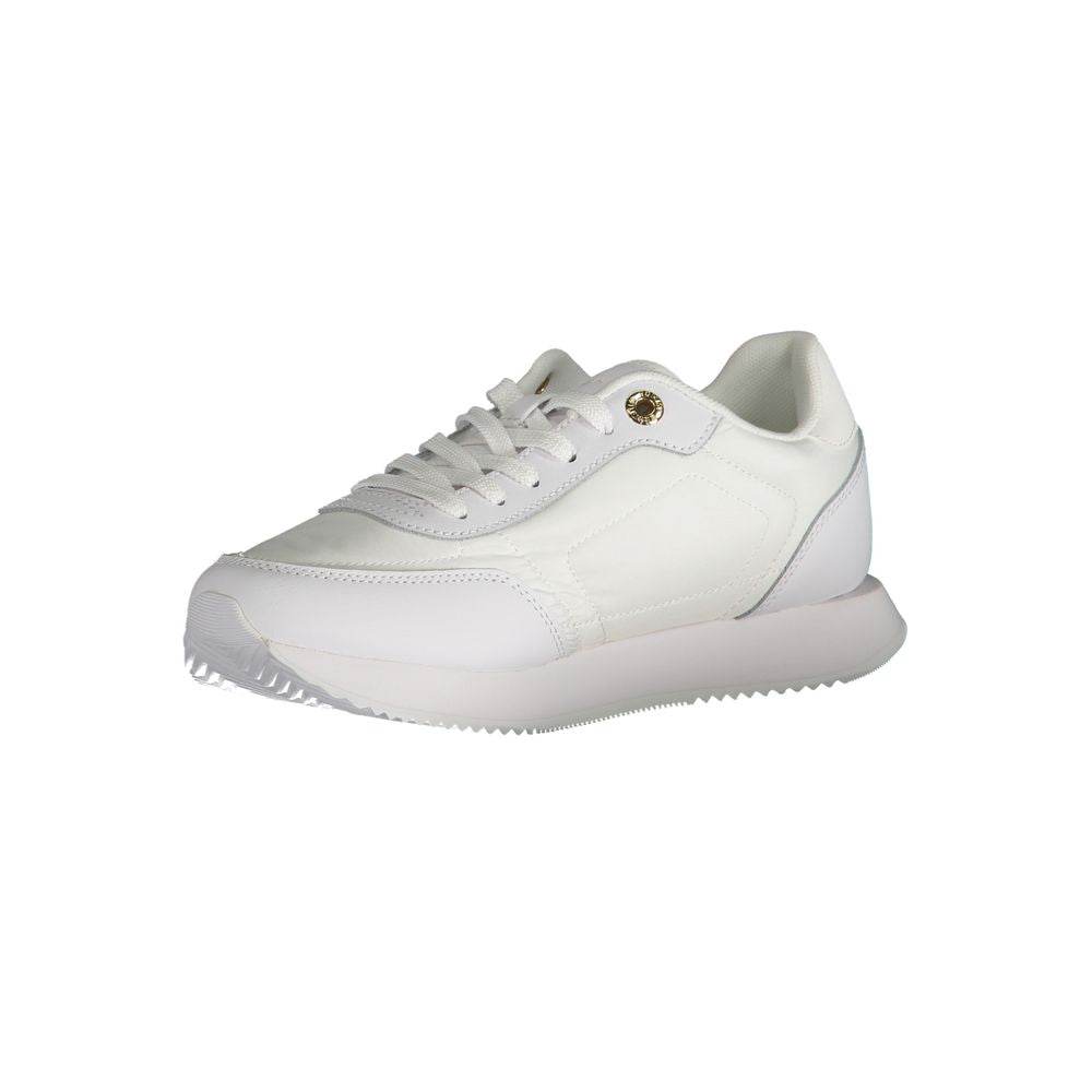 Tommy Hilfiger White Polyester Women's Sneaker
