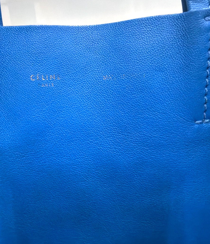 Celine Vertical Bi-Cabas Tote Leather Multicolour Leather Tote Bag Bag (Pre-Owned)