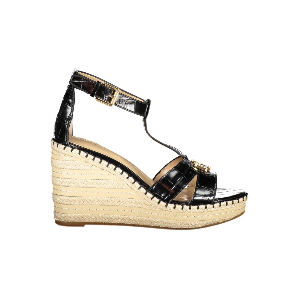 Ralph Lauren Black Polyester Women's Sandal