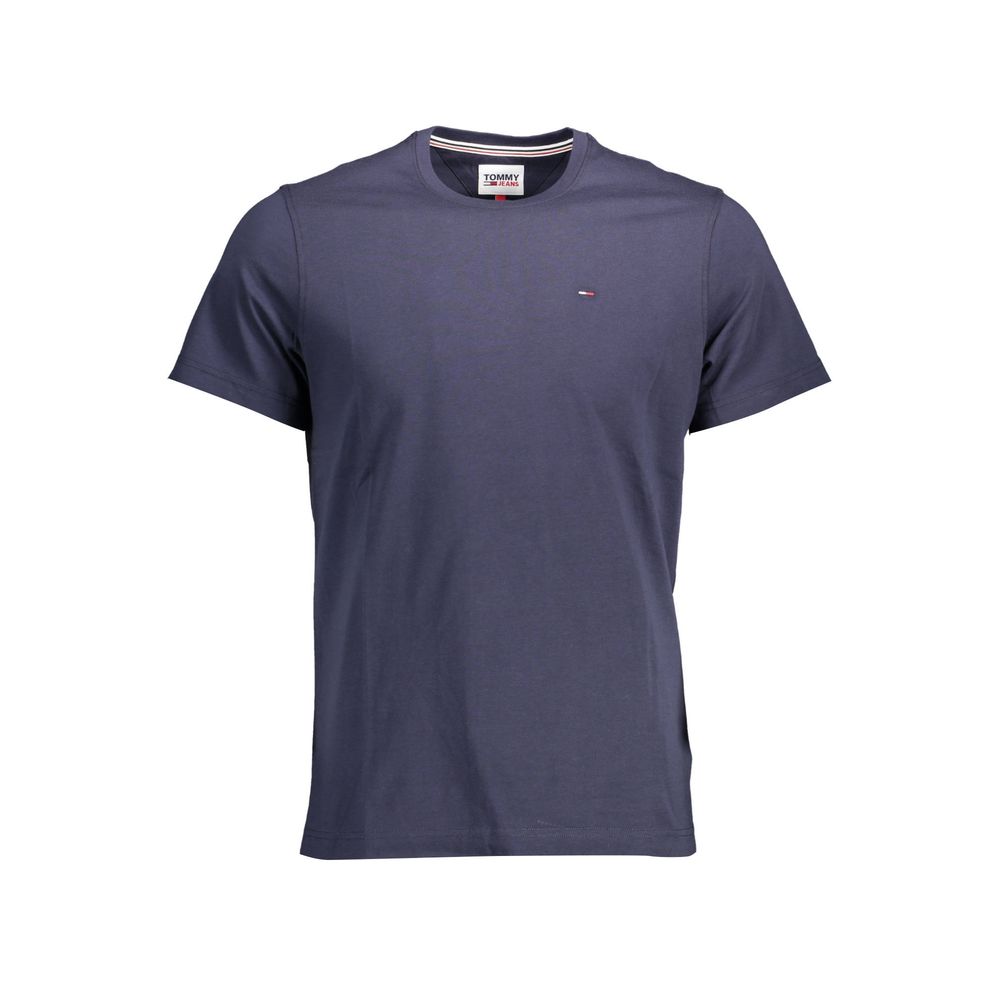 Tommy Hilfiger Blue Organic Cotton Men Men's T-Shirt