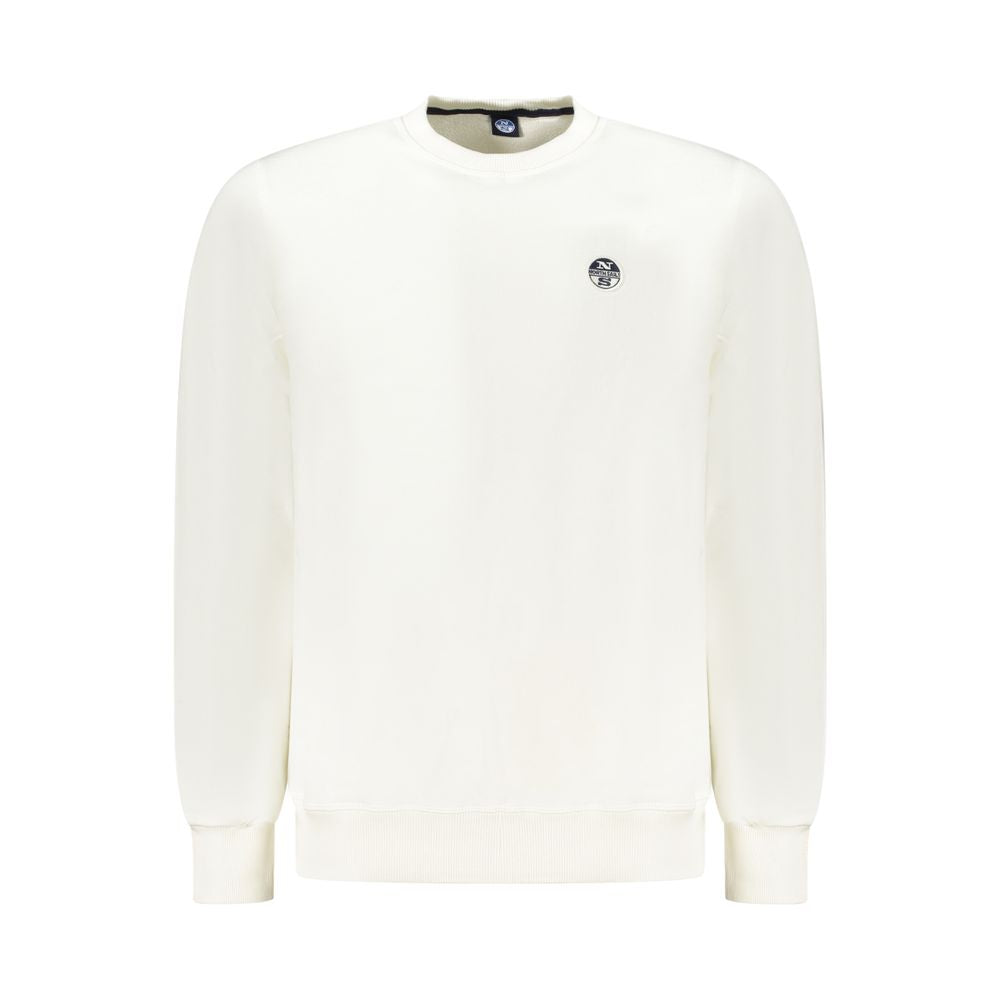 North Sails White Cotton Men Men's Sweatshirt