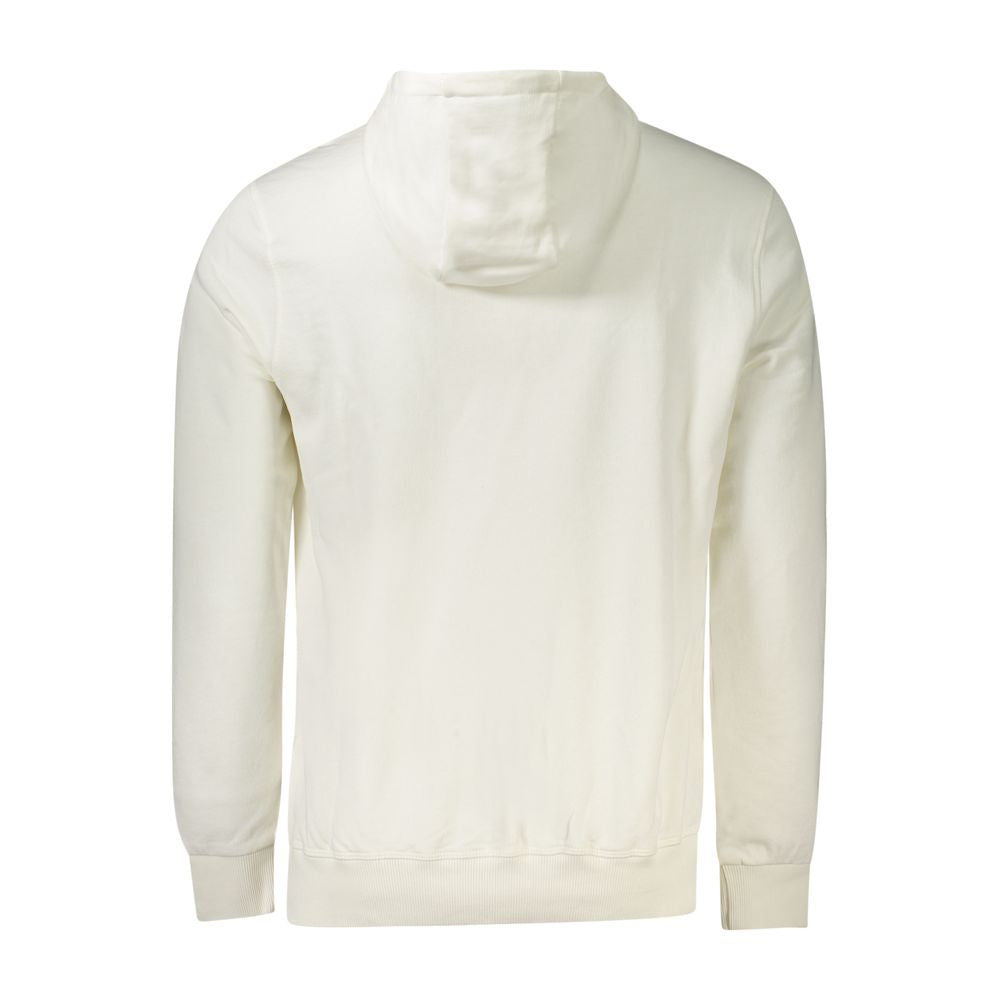 North Sails White Cotton Men's Hooded Men's Sweatshirt
