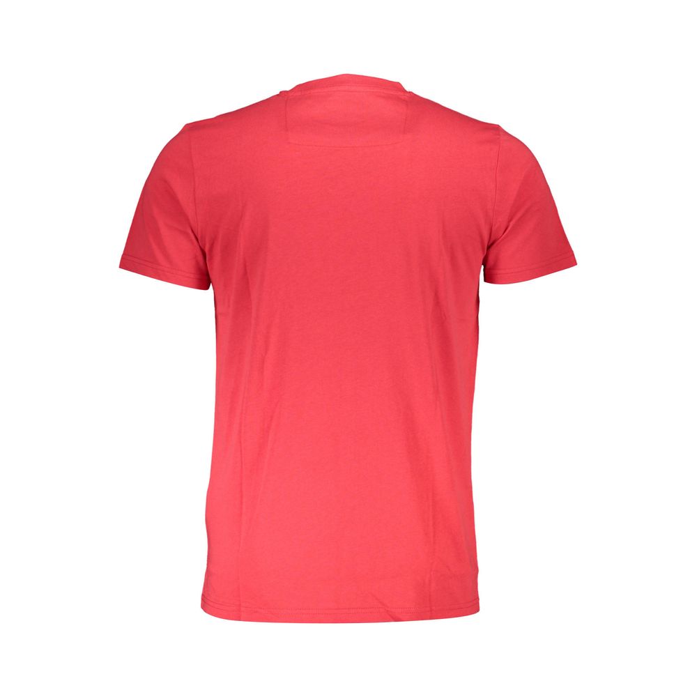 Cavalli Class Rosso Cotton Mens Men's T-Shirt