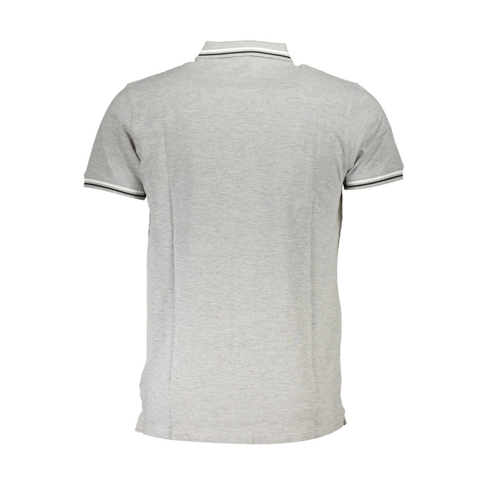 Cavalli Class Grigio Cotton Men Men's Polo